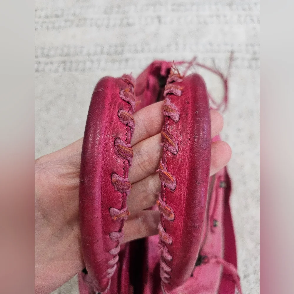 Balenciaga Hot Pink City Bag - Picture 10 of 16